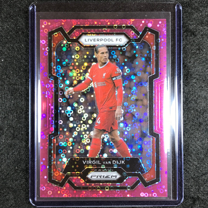 2023-24 Prizm Epl Virgil Van Dijk Breakaway Pink 133/149 #81