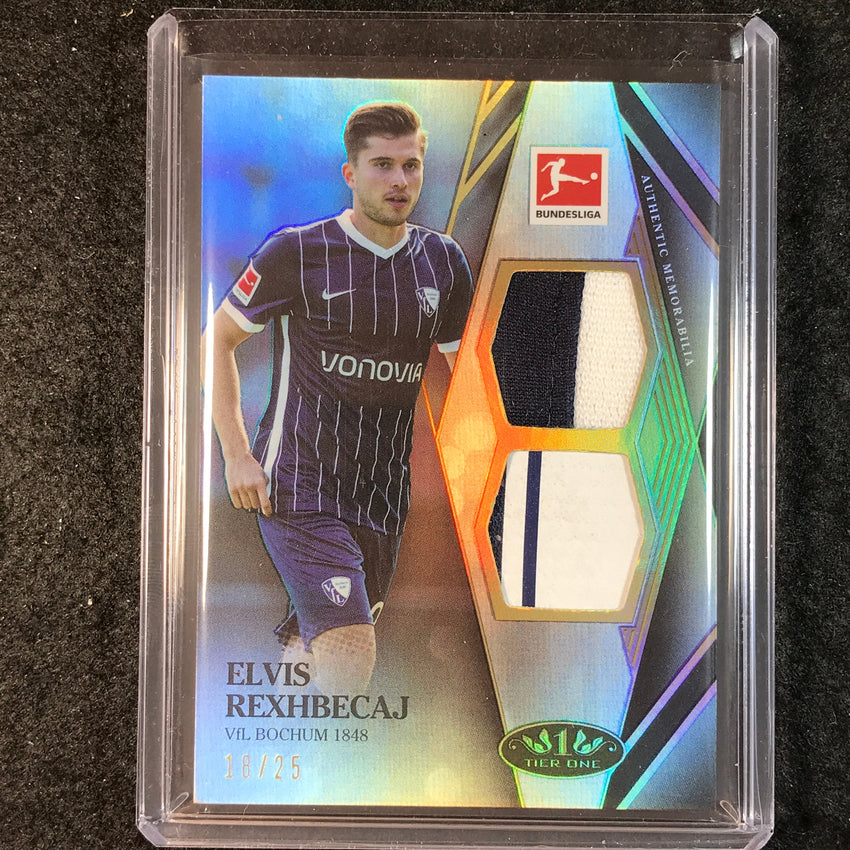 2021-22 Bundesliga Tier One ELIVS REXHBECAJ Tier One Dual Patch Relic 18/25