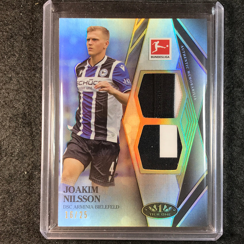 2021-22 Bundesliga Tier One JOAKIM NILSSON Tier One Dual Patch Relic 16/25
