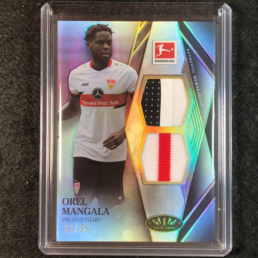 2021-22 Bundesliga Tier One OREL MANGALA Tier One Dual Patch Relic 3/25