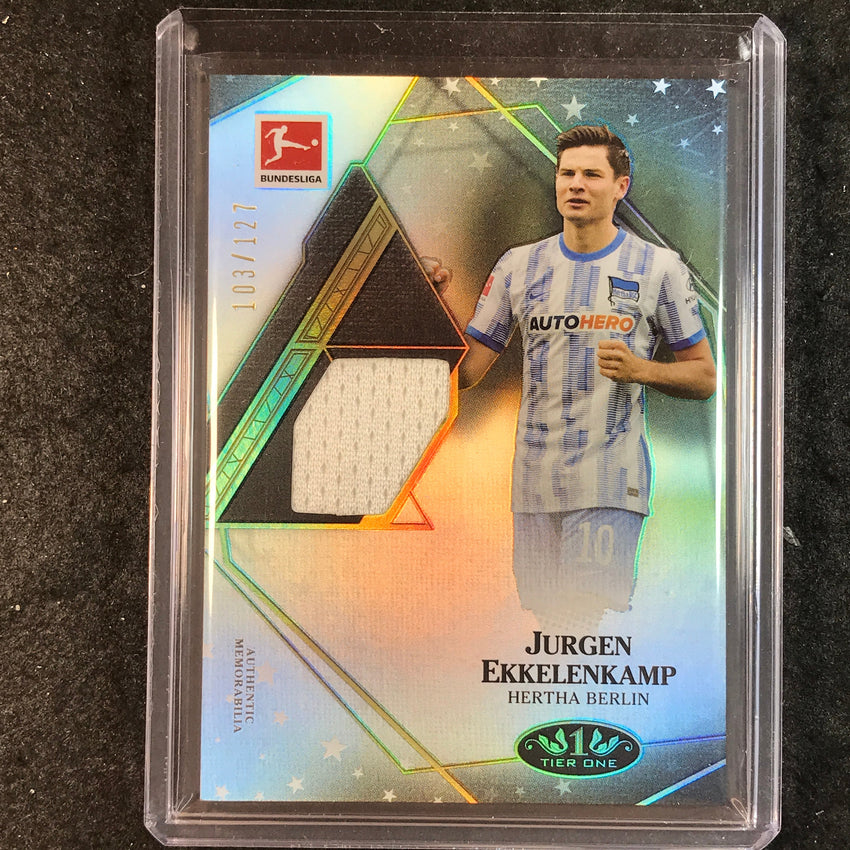 2021-22 Bundesliga Tier One JURGEN EKKELENKAMP Magic Skills Jersey Relic 103/127