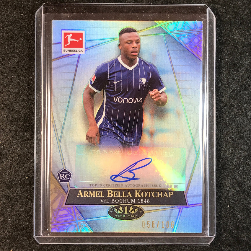 2021-22 Bundesliga Tier One ARMEL BELLA KOTCHAP The Wall Rookie Auto 56/106