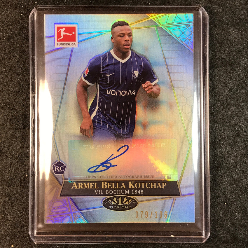2021-22 Bundesliga Tier One ARMEL BELLA KOTCHAP The Wall Rookie Auto 79/106