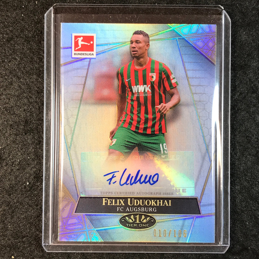2021-22 Bundesliga Tier One FELIX UDUOKHAI The Wall Auto 10/106