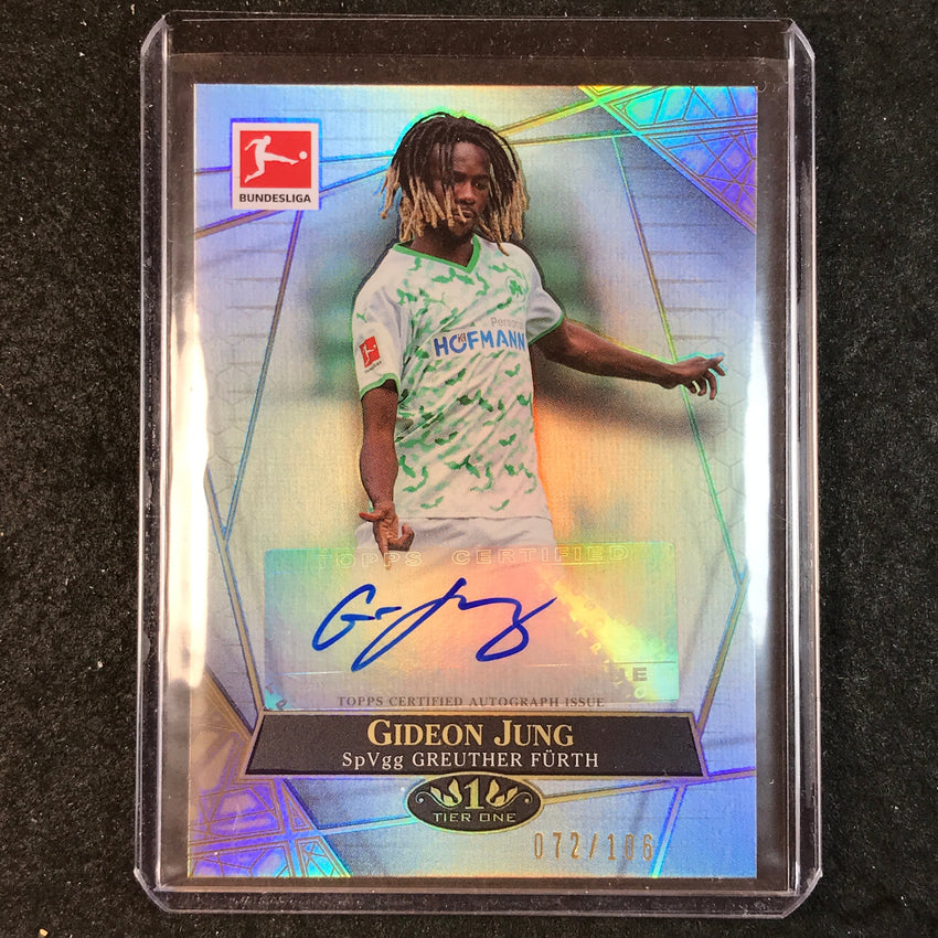 2021-22 Bundesliga Tier One GIDEON JUNG The Wall Auto 72/106