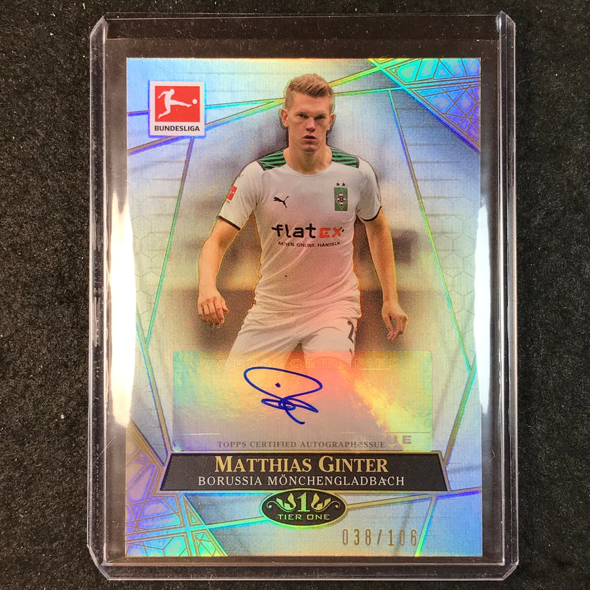 2021-22 Bundesliga Tier One MATTHIAS GINTER The Wall Auto 38/106