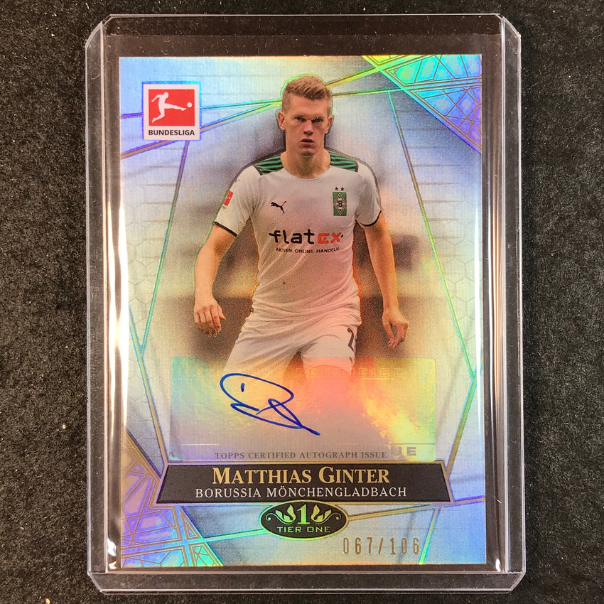 2021-22 Bundesliga Tier One MATTHIAS GINTER The Wall Auto 67/106