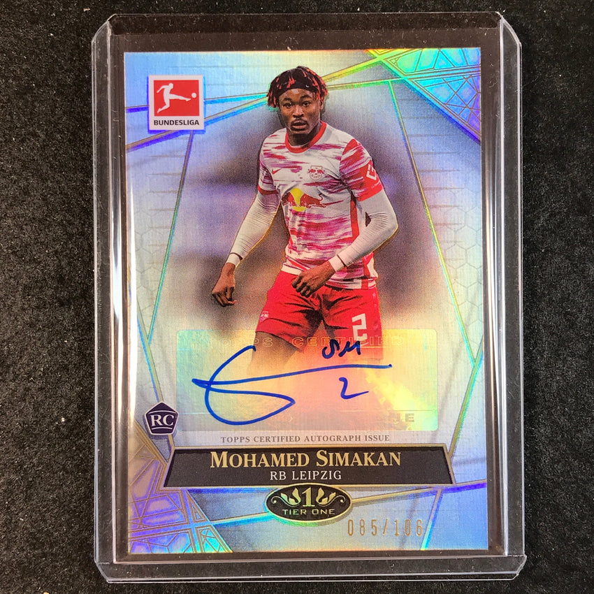 2021-22 Bundesliga Tier One MOHAMED SIMAKAN The Wall Rookie Auto 85/106