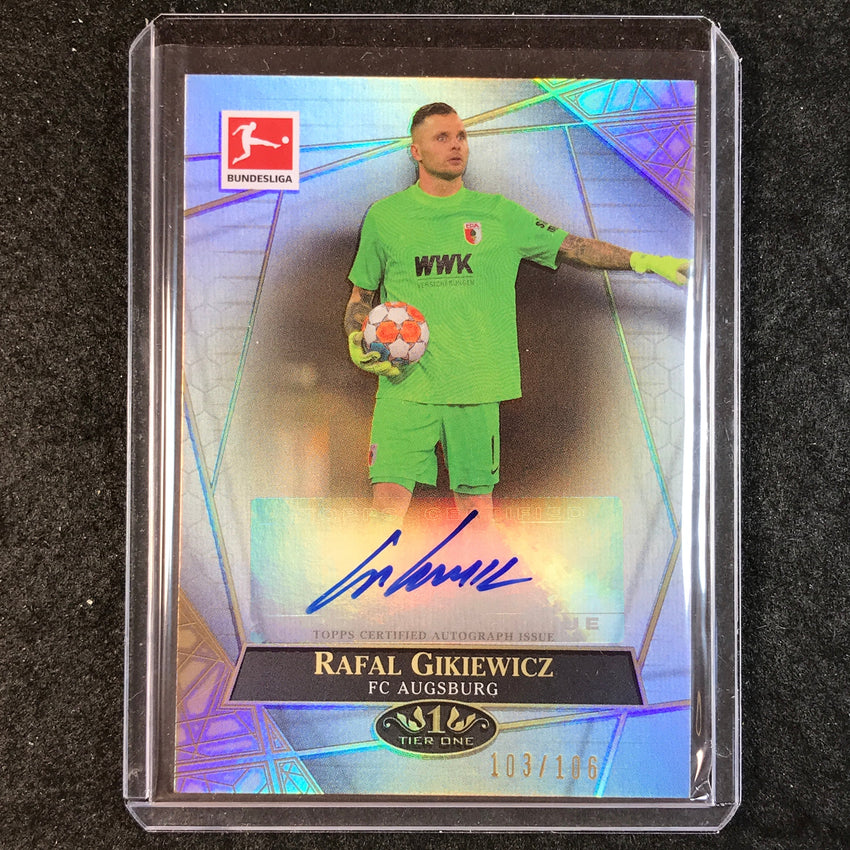 2021-22 Bundesliga Tier One RAFAL GIKIEWICZ The Wall Auto 103/106