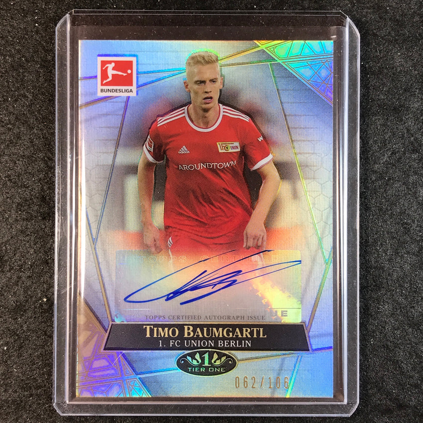 2021-22 Bundesliga Tier One TIMO BAUMGARTL The Wall Auto 62/106