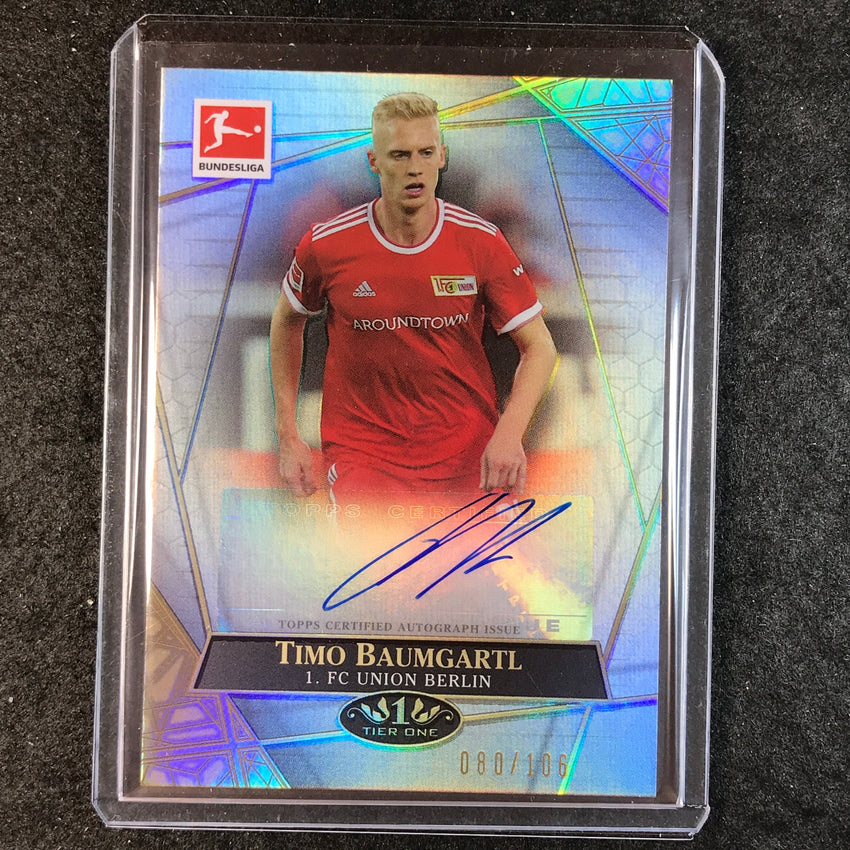 2021-22 Bundesliga Tier One TIMO BAUMGARTL The Wall Auto 80/106