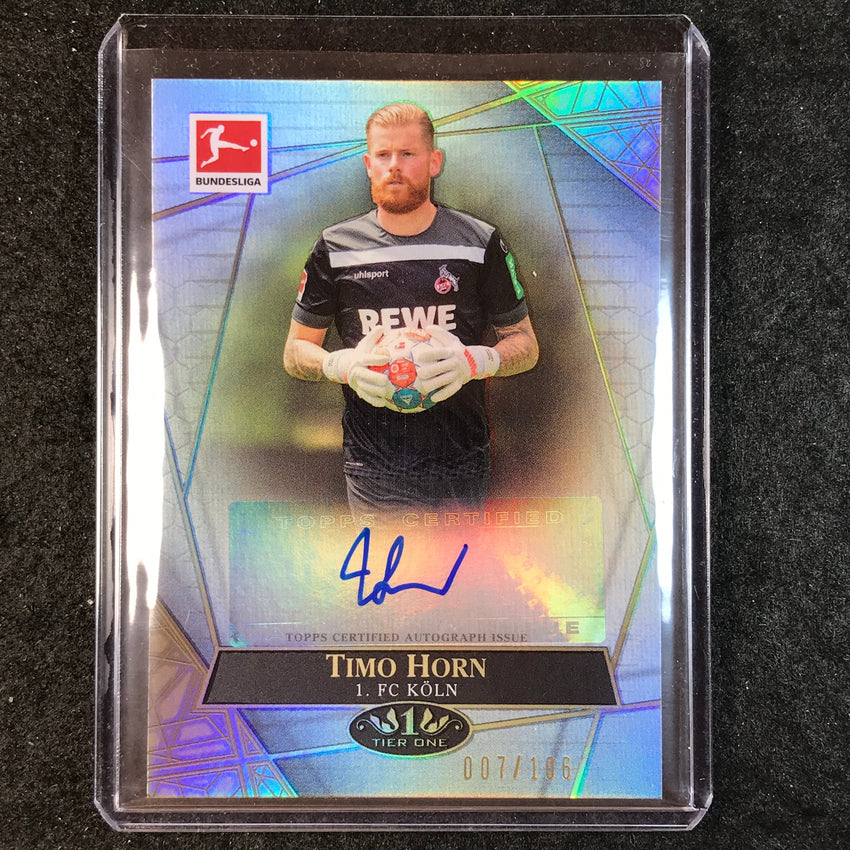 2021-22 Bundesliga Tier One TIMO HORN The Wall Auto 7/106