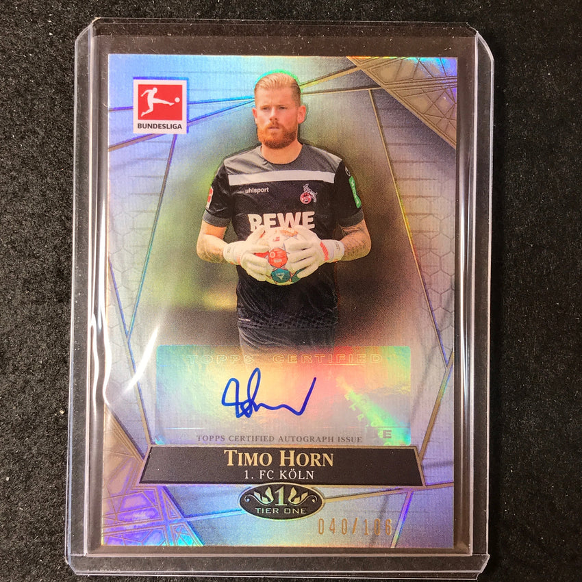 2021-22 Bundesliga Tier One TIMO HORN The Wall Auto 40/106