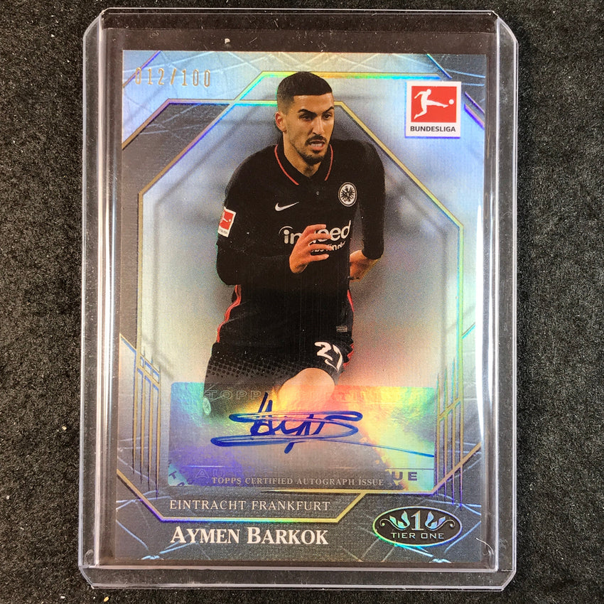 2021-22 Bundesliga Tier One AYMEN BARKOK Ball Magnet Auto 12/100