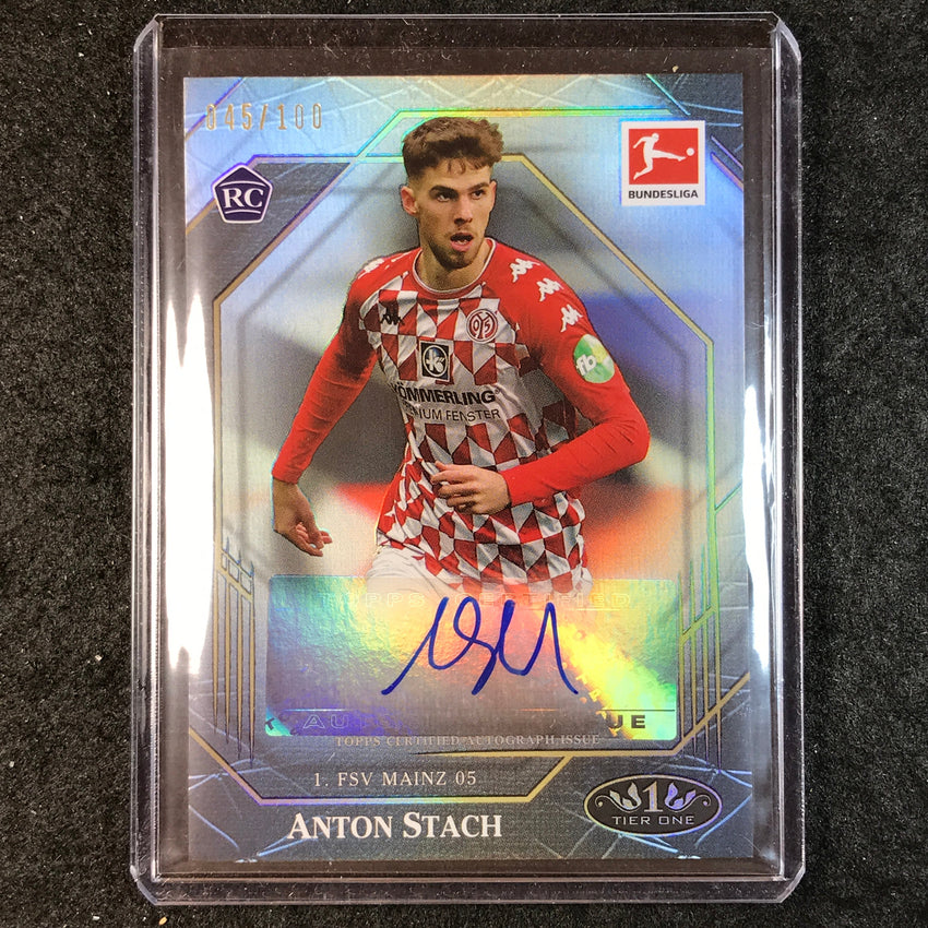 2021-22 Bundesliga Tier One ANTON STACH Ball Magnet Rookie Auto 45/100