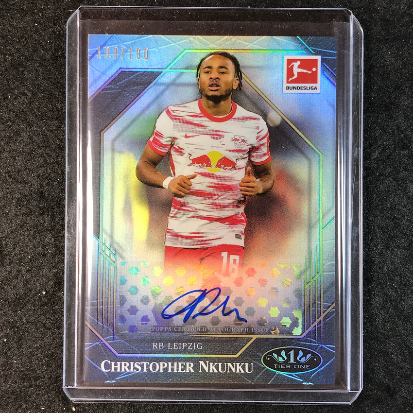 2021-22 Bundesliga Tier One CHRISTOPHER NKUNKU Ball Magnet Auto 100/100
