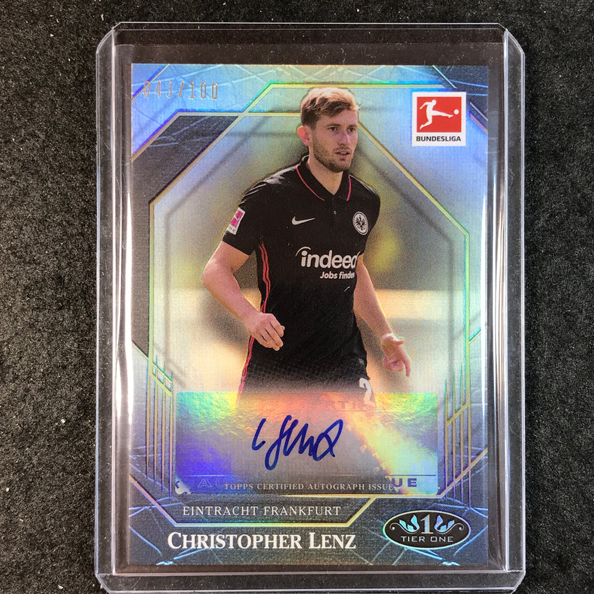2021-22 Bundesliga Tier One CHRISTOPHER LENZ Ball Magnet Auto 43/100