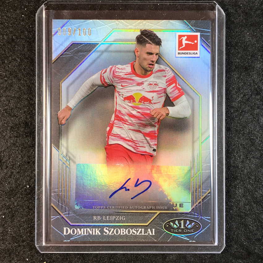 2021-22 Bundesliga Tier One DOMINIK SZOBOSZLAI Ball Magnet Auto 9/100