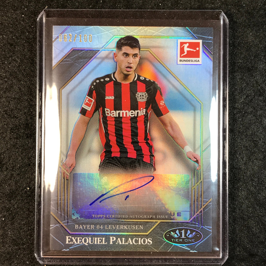 2021-22 Bundesliga Tier One EXEQUIEL PALACIOS Ball Magnet Auto 62/100