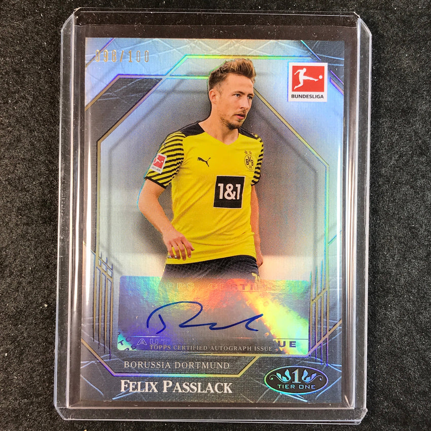 2021-22 Bundesliga Tier One FELIX PASSLACK Ball Magnet Auto 98/100