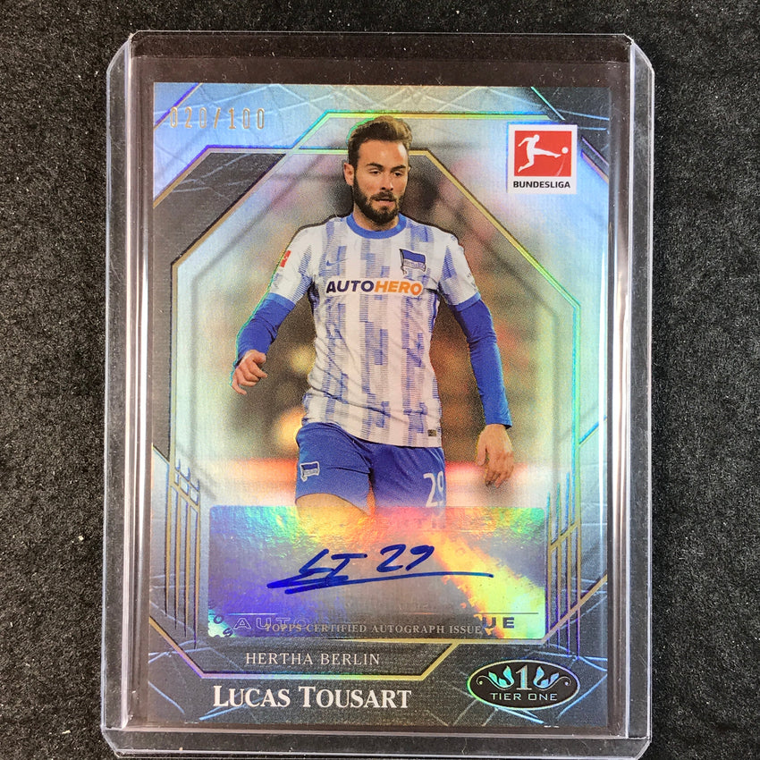 2021-22 Bundesliga Tier One LUCAS TOUSART Ball Magnet Auto 20/100