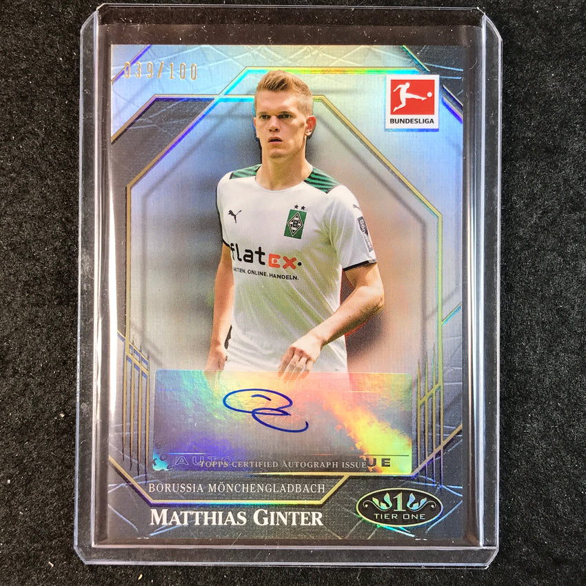 2021-22 Bundesliga Tier One MATTHIAS GINTER Ball Magnet Auto 39/100