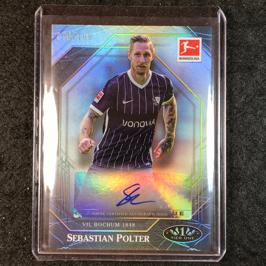 2021-22 Bundesliga Tier One SEBASTIAN POLTER Ball Magnet Auto 76/100