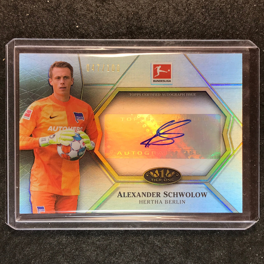 2021-22 Bundesliga Tier One ALEXANDER SCHWOLOW Matchwinner Auto 47/100