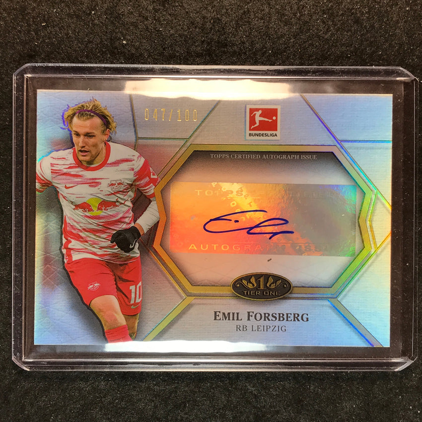 2021-22 Bundesliga Tier One EMIL FORSBERG Matchwinner Auto 47/100