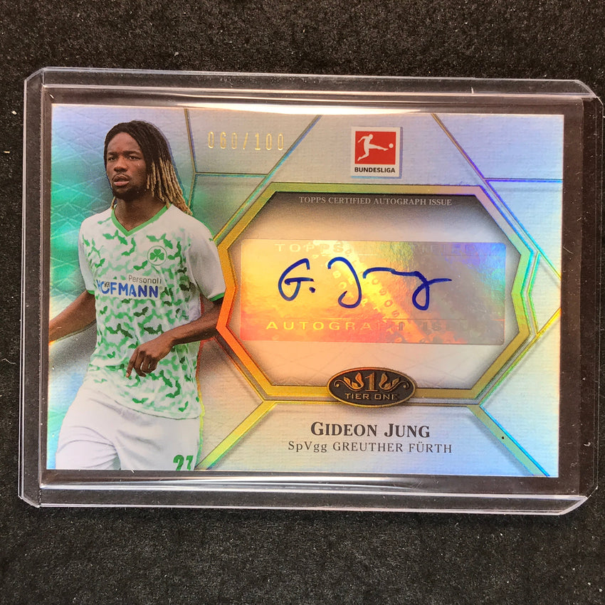 2021-22 Bundesliga Tier One GIDEON JUNG Matchwinner Auto 60/100
