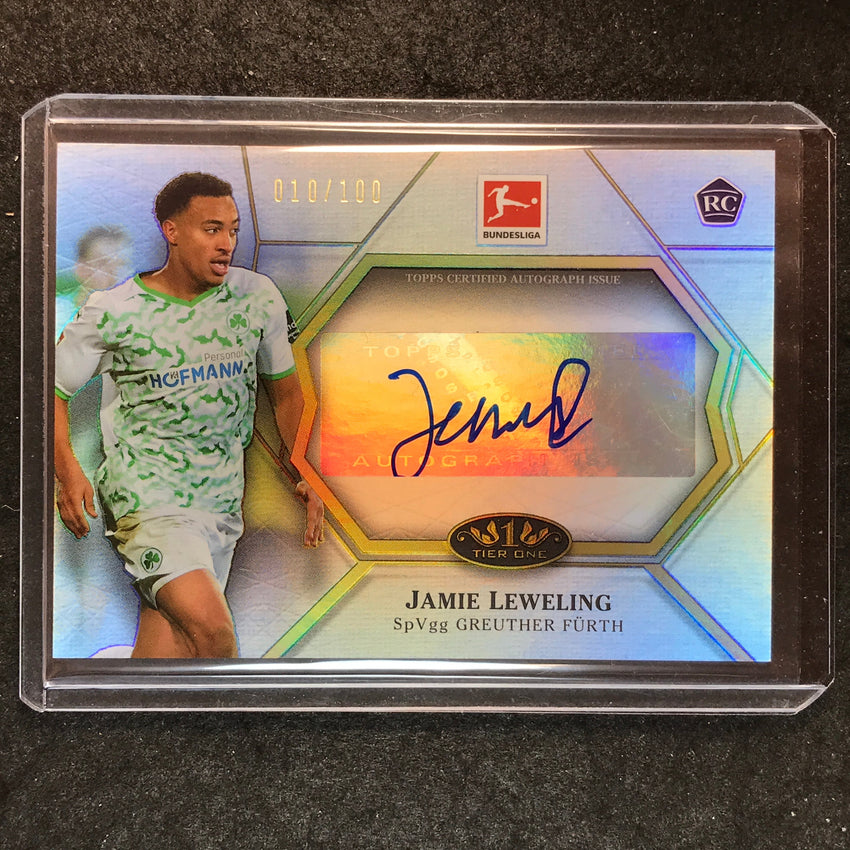 2021-22 Bundesliga Tier One JAMIE LEWELING Matchwinner Rookie Auto 10/100