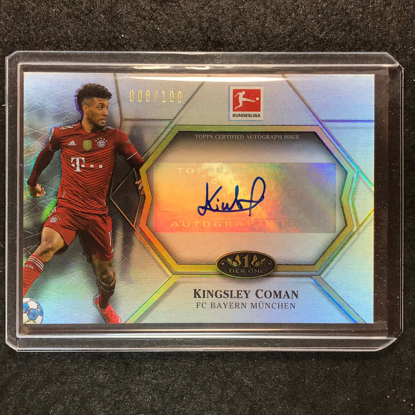 2021-22 Bundesliga Tier One KINGSLEY COMAN Matchwinner Auto 8/100