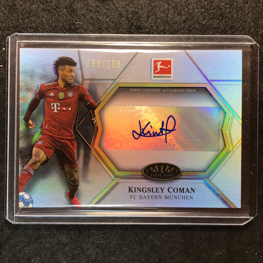 2021-22 Bundesliga Tier One KINGSLEY COMAN Matchwinner Auto 98/100