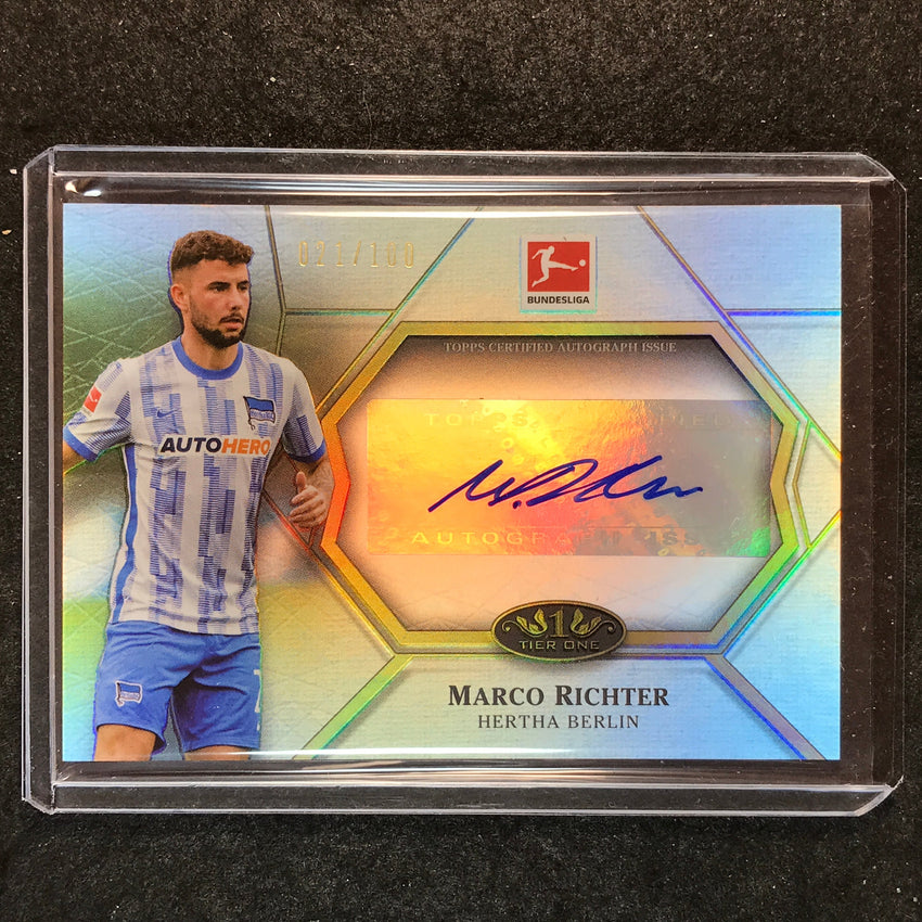 2021-22 Bundesliga Tier One MARCO RICHTER Matchwinner Auto 21/100