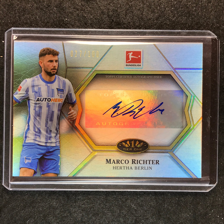 2021-22 Bundesliga Tier One MARCO RICHTER Matchwinner Auto 27/100