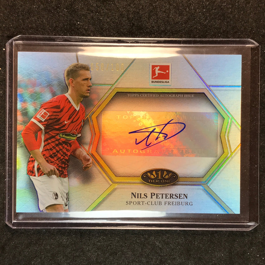 2021-22 Bundesliga Tier One NILS PETERSEN Matchwinner Auto 58/100
