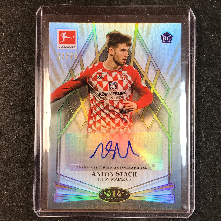 2021-22 Bundesliga Tier One ANTON STACH Young Gold Rookie Auto 72/75