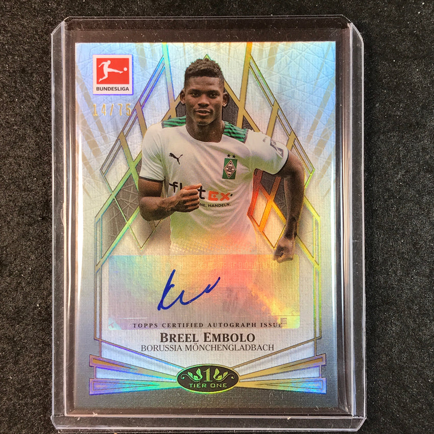 2021-22 Bundesliga Tier One BREEL EMBOLO Young Gold Auto 14/75
