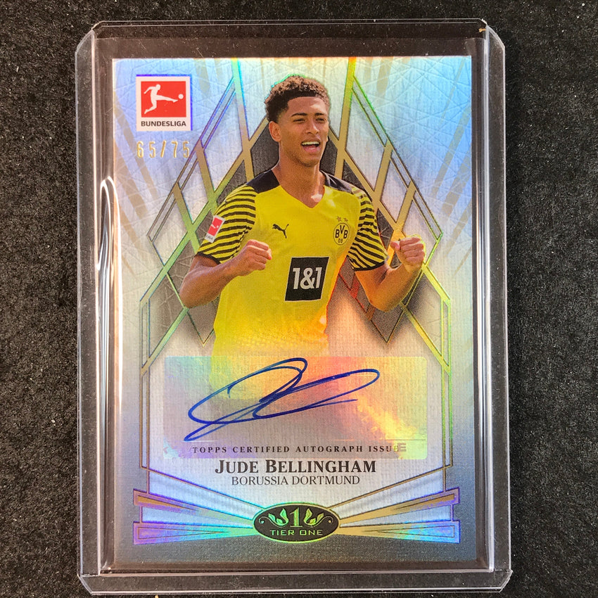 2021-22 Bundesliga Tier One JUDE BELLINGHAM Young Gold Auto 65/75