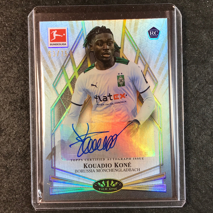 2021-22 Bundesliga Tier One KOUADIO KONE Young Gold Rookie Auto 63/75