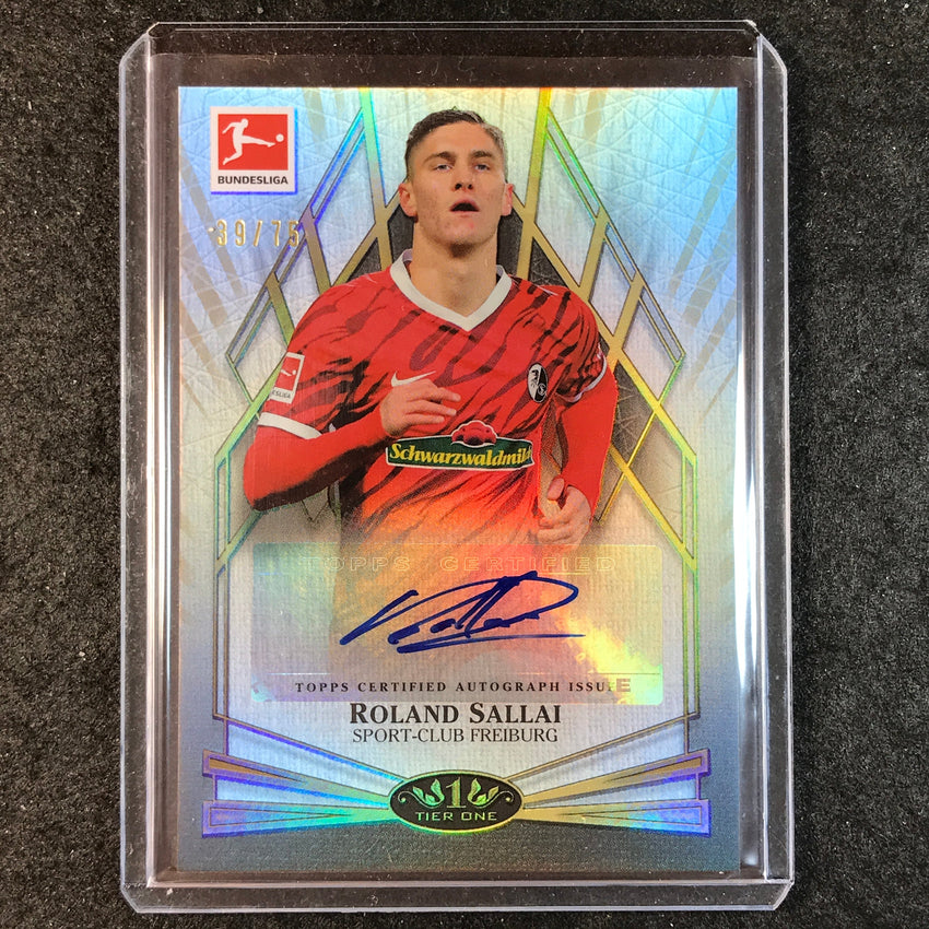 2021-22 Bundesliga Tier One ROLAND SALLAI Young Gold Auto 39/75