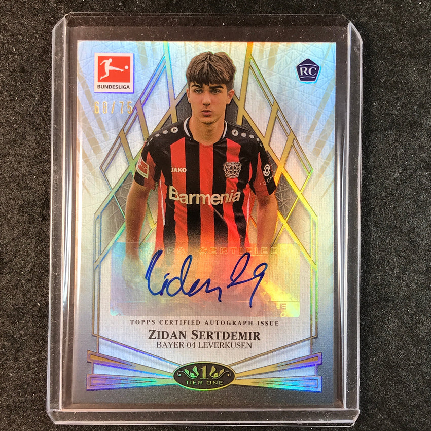 2021-22 Bundesliga Tier One ZIDAN SERTDEMIR Young Gold Rookie Auto 68/75