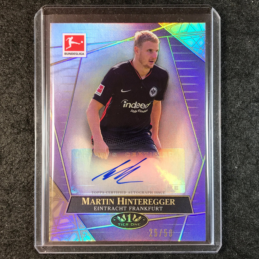 2021-22 Bundesliga Tier One MARTIN HINTEREGGER The Wall Auto Purple 25/50