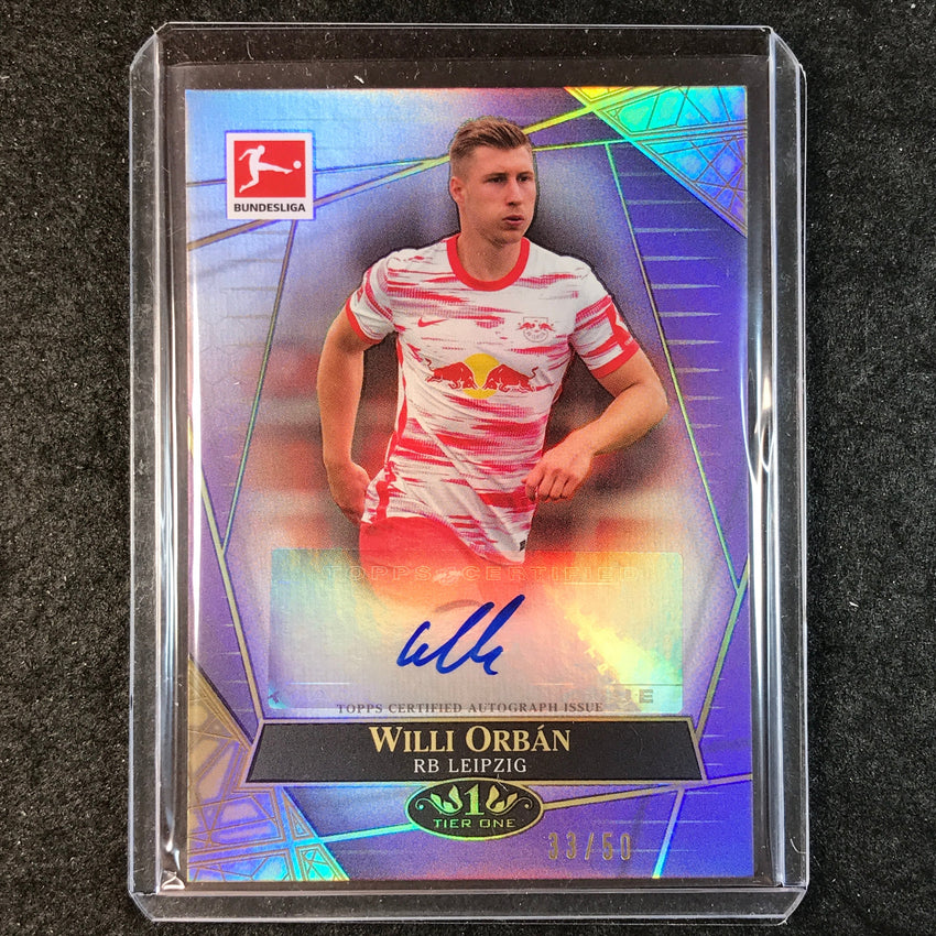 2021-22 Bundesliga Tier One WILLI ORBAN The Wall Auto Purple 33/50