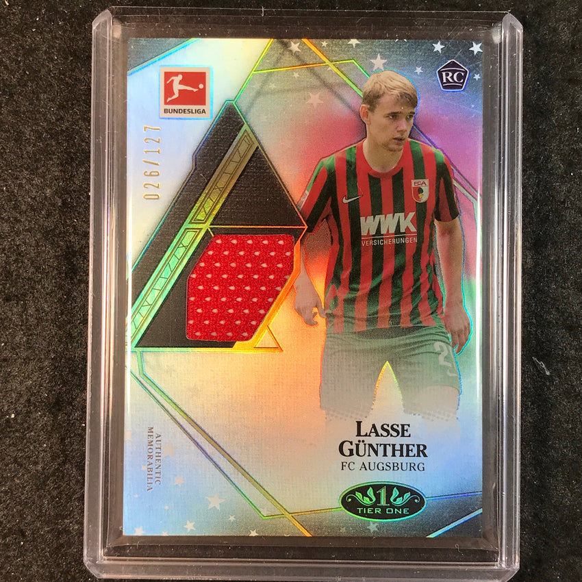 2021-22 Bundesliga Tier One LASSE GUNTHER Magic Skills Rookie Relic 26/127