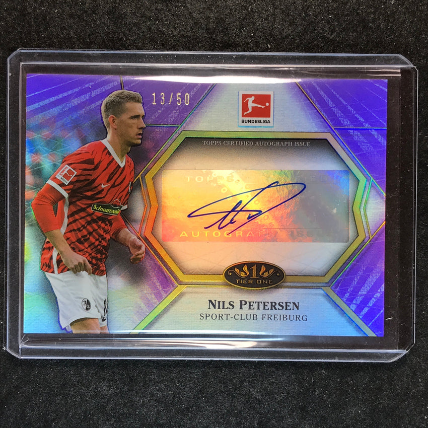 2021-22 Bundesliga Tier One NILS PETERSEN Matchwinner Auto Purple 13/50