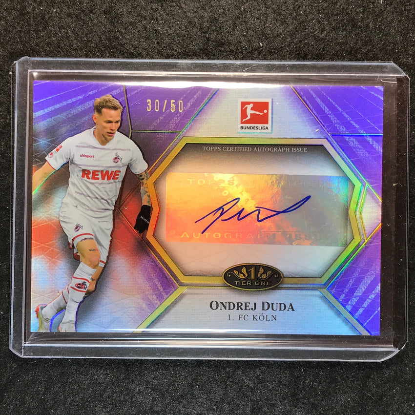 2021-22 Bundesliga Tier One ONDREJ DUDA Matchwinner Auto Purple 30/50