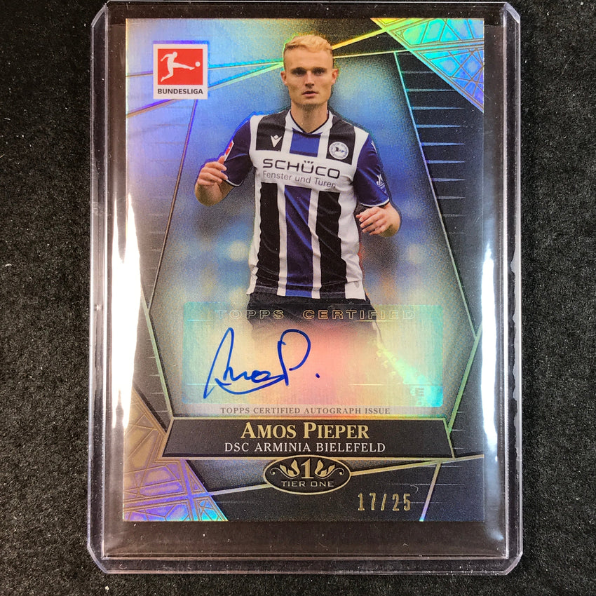 2021-22 Bundesliga Tier One AMOS PIEPER The Wall Auto Black 17/25