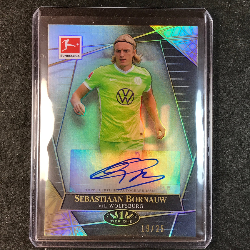 2021-22 Bundesliga Tier One SEBASTIAAN BORNAUW The Wall Auto Black 19/25