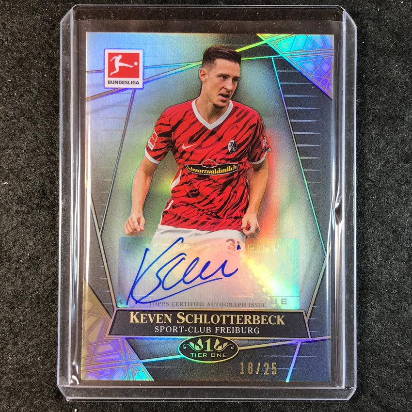 2021-22 Bundesliga Tier One KEVEN SCHLOTTERBECK The Wall Auto Black 18/25